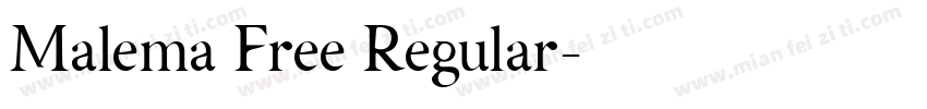 Malema Free Regular字体转换
